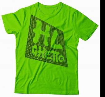 Tričko HL Ghetto - 3D aplle green/black