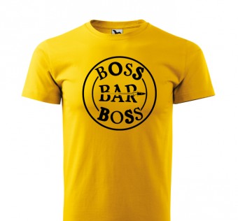 Pánské tričko Boss Bar - yellow